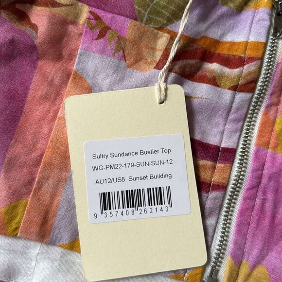 Peppermayo‎ Exclusive Sultry Sundance Bustier Top size 8 strapless nwt - Picture 7 of 7